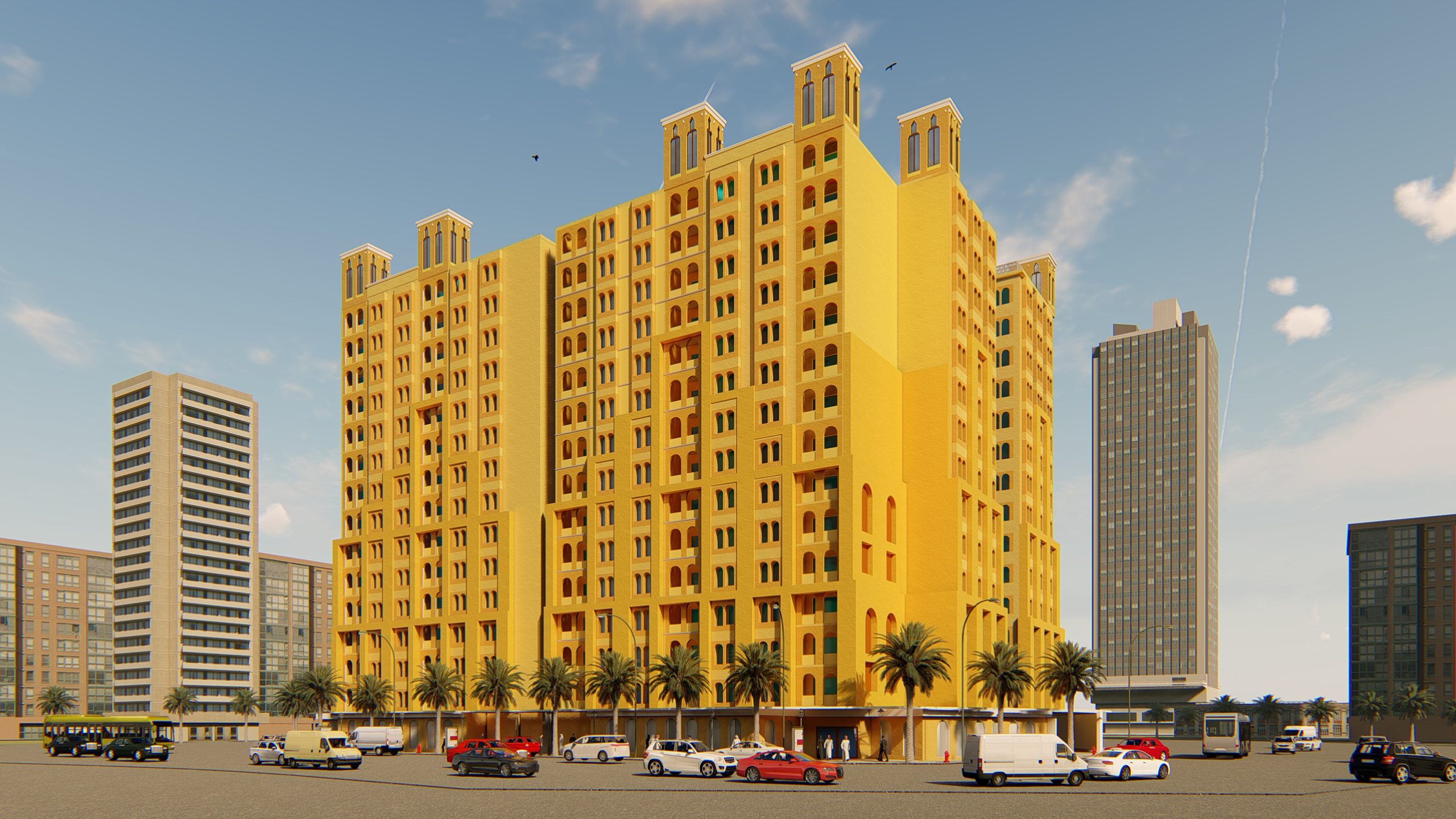 Aljadaf residential towers
